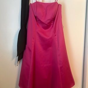 Hot pink formal dress